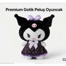 Seyuse Kuromi Peluş Oyuncak 35 cm Doğum Günü Hediye Uyku Kız Bebek Yatak Arkadaşı Sanrio