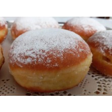 Seymen Delights Berliner - Krapfen, Karamel Dolgulu 4' Lü Paket, Alman Pastası.