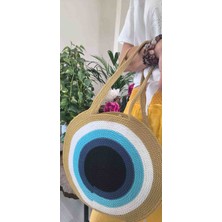 Elay Home Elayhome Dekoratif Kol Çantası, Bohem Tarzı Çanta, Yıkanabilir Çanta, Kadın Çanta, Plaj Çanta, Günlük Çanta, Omuz Çantası, Hasır Çanta