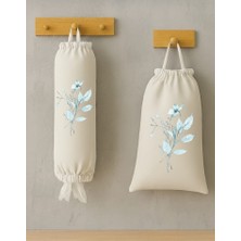 Ekmeklik ve Poşetlik 2 Li Set Bez Çanta