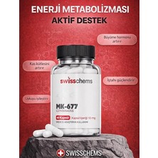 Swiss Chems Kas Kütlesi ve Güç Artışı MK-677 (10MG/KAPSÜL) 60 Kapsül