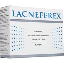 Imuneks Lacneferex 60 Kapsül Laktoferrin, Çinko ve B5 ile Zenginleştirilmiş Gıda Takviyesi