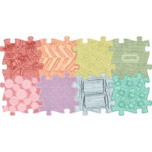 Muffik Rainbow Pastel Set · 55X105 cm 8’li Büyük Ortopedik Duyu Matı | Duyusal ve Motor Gelişim · Çocuk - Yetişkin, Aktivite, Refleksoloji, Masaj