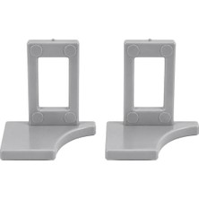 Emniyet Kemeri Ikaz Susturucu Gizli Toka - 2'li Set (Gri)