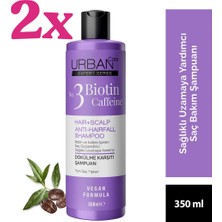 Urban Care Expert Serisi Biotin Kafein Onarıcı Şampuan 350 ml 2 Adet Sade Içerik Normal Saçlar Için