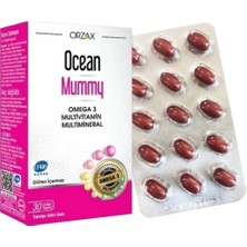 Ocean Orzax Mummy 30 Kapsül Omega 3 Multivitamin Multimineral Takviye Edici Gıda Türkiye Menşeli