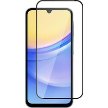 Tekno Grup Samsung Galaxy A15 Tam Kaplayan Cam Ekran Koruyucu Temperli Sert Cam