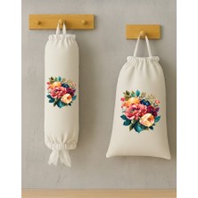 Ekmeklik ve Poşetlik 2 Li Set Bez Çanta