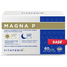 Vitafenix Magna P 60 Saşe Takviye Edici Gıda Magnezyum ve Vitamin B6 Içeren Sağlıklı Yaşam Desteği