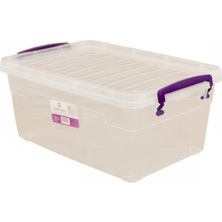Şeffaf Çok Amaçlı 30 Lt Dikdören Saklama Kabı 48X32X29 ROYALEKS-82113 Mariposa Secret