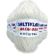 5 Adet Mimoza Kristal Işıltılı Şal Patik Yelek Ipi 64 Mariposa Secret