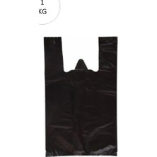 Royaleks Siyah Atlet Poşet Orta Boy 29X50 cm Takriben 85 Adet 1 kg Mariposa Secret