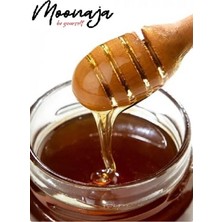 Moonaja  %100 Doğal Süzme Çiçek Balı ve Bal Kaşığı Birlikte 850GR. Cam Kavanozda Bozulmaz Bal