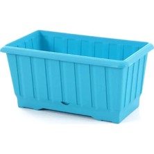 Klasik Balkon Çiçek ve Bitki Saksısı No:1 - 4.3 Litre ROYALEKS-S231 Mariposa Secret