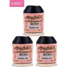 3 Adet Altınbaşak Oya ve Dantel Ipi 20 gr - Royaleks - No: 455 Mariposa Secret