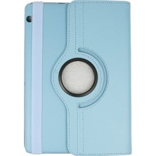 Renas Store Mediapad T3 10 / 9.6 Kılıf 360 Tablet Deri Kılıf - Turkuaz