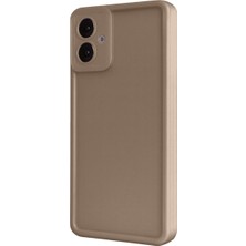 Renas Store Galaxy A07 4g Viera Silikon - Kahverengi