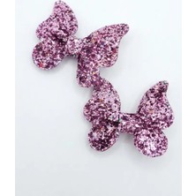 Liliza Accessories Kelebek 2li Glitter Klips Çocuk Toka Seti