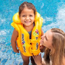 Intex 58660 Sarı Can Yeleği, Güvenli ve Konforlu