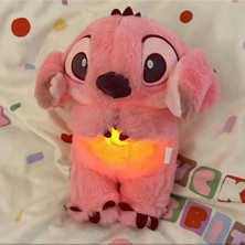 Muree Hediyelik Nefes Alan Peluş Uyku Arkadaşı Stitch Pembe Mavi