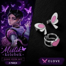 Loot Sepeti Valorant Clove 3 Parça Kelebek Yüzük Ayarlanabilir