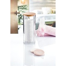 Ahşap Kapak 3 Lü Akrilik Organizer Set