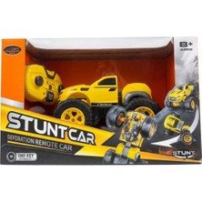 Ilknurtoys Uzaktan Kumandalı Stunt Car Deformation Dönüşebilen Off-Road Akrobat Oyuncak Araba