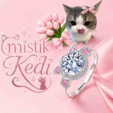 Loot Sepeti Mistik Kedi Ayarlanabilir Tektaş Yüzük