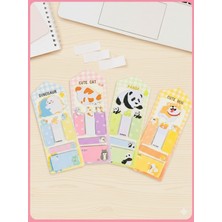ÖZ OFİS Cute Animals 120 Yaprak Postit Index Yapışkanlı Not Kağıdı Kitap Ayraçı - Tekli (Omt-08)