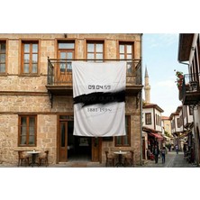 Punto Dizayn 10 Kasım Atatürkü Anma Sonsuz Saat Temalı Anma Bayrağı Poster Bayrak Premium Raşel Kumaş 300X450CM ATA49
