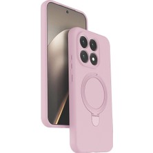 Uravas Store Mi 15T Regal Magsafe Standlı Kapak - Açık Pembe