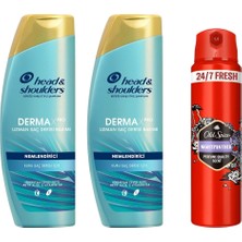 Old Spice Deodorant Spray Night Panther 150 ml +Head&shoulders Dermaxpro Nemlendirici Şampuan Kuru Saç Derisi Için 350 ml 2 Adet