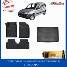 Rizline Peugeot Partner 3D Havuzlu Paspas ve Bagaj Havuzu 2005 Model Uyumlu