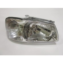 Bzt Hyundai Accent- Milenyum- 00/02; Far Lambası Sağ Manuel (Park Delikli) (H4) (Ayfar) 92102-25010