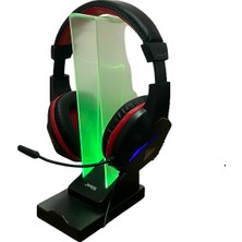 Jedel GH-269 Gaming Kulaklık + Jedel Kulaklık Standı 4 Port USB Çoklayıcılı Set