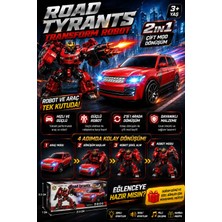 Sıraç İthalat Sıraç Ithalat Road Tyrants 2in1 Dönüşebilen Robot Araba Oyuncak