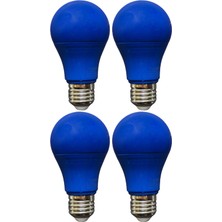 Avarson (4 Adet) Osaka 10W Mavi Işık E27 Duylu (Kalın Duy) LED Ampul
