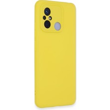 Solmazlar Online Redmi 12C Kılıf Nano Içi Kadife Silikon - Sarı