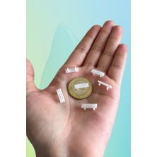 Aysluka 1/100 Ölçek 10 Adet Beyaz Maket Bank, Minyatür Bank, Maket - Teraryum ve Minyatür Müze Için Bank