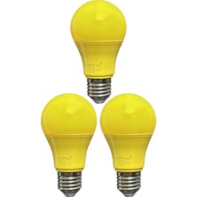 Avarson (3 Adet) Osaka 10W Sarı Işık E27 Duylu (Kalın Duy) LED Ampul