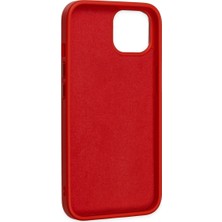 Solmazlar Online iPhone 14 Plus Kılıf Asya Deri Silikon - Kırmızı