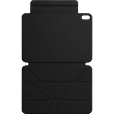Solmazlar Online iPad 2025 10.9 10.nesil (A16) Edz Manyetik Standlı Tablet Kılıfı - Siyah