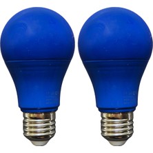 Avarson (2 Adet) Osaka 10W Mavi Işık E27 Duylu (Kalın Duy) LED Ampul
