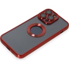 Solmazlar Online iPhone 14 Pro Kılıf Slot Silikon - Kırmızı