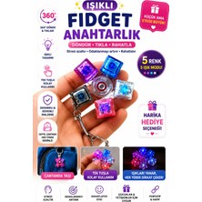 Sıraç İthalat Sıraç Ithalat Işıklı Fidget Anahtarlık Dönen Stres Giderici Oyuncak