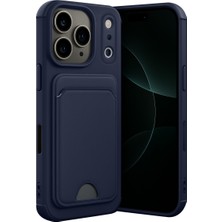 Solmazlar Online iPhone 17 Pro Kelvin Kartvizitli Silikon - Lacivert