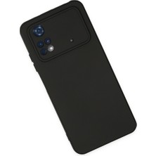 Solmazlar Online Poco M4 Pro 4g Kılıf Nano Içi Kadife Silikon - Siyah