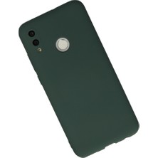Solmazlar Online P Smart 2019 Kılıf Nano Içi Kadife Silikon - Koyu Yeşil