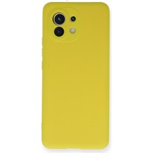 Solmazlar Online Mi 11 Kılıf Nano Içi Kadife Silikon - Sarı