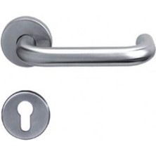 AvantajAl Marelli Venedik Hastane Için Paslanmaz Inox Rozetli Kapı Kolu Yale